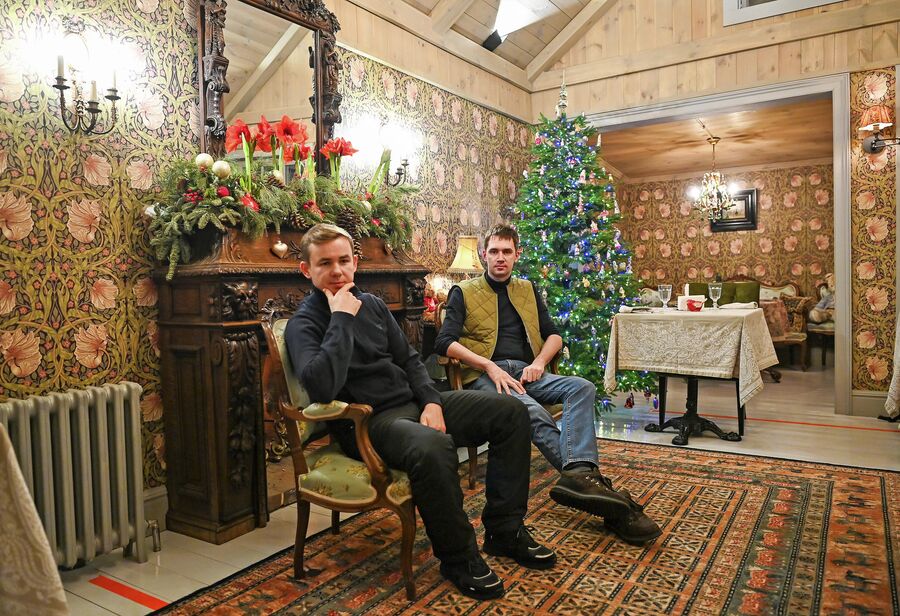 Основатели гостевого дома «Софи» в Плесе Сергей Горшунов и Андрей Киселев