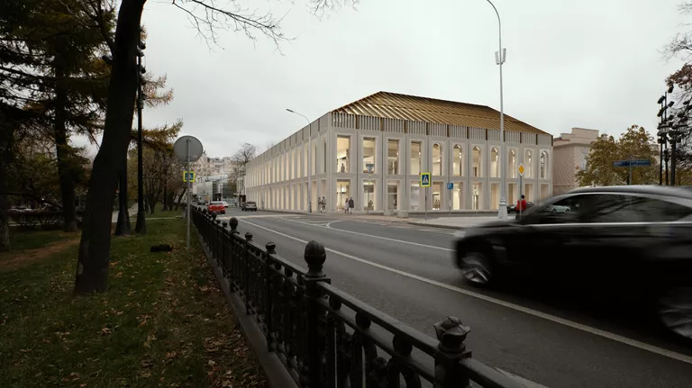 Проект многофункционального комплекса на Тверском бульваре в Москве Проект многофункционального комплекса на Тверском бульваре в Москве