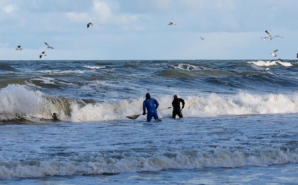 Вода в балтийском море сейчас в янтарном