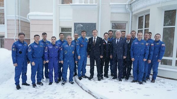 Глава Самарской области Дмитрий Азаров встретился с отрядом космонавтов НИИ центра подготовки космонавтов имени Ю.А.Гагарина