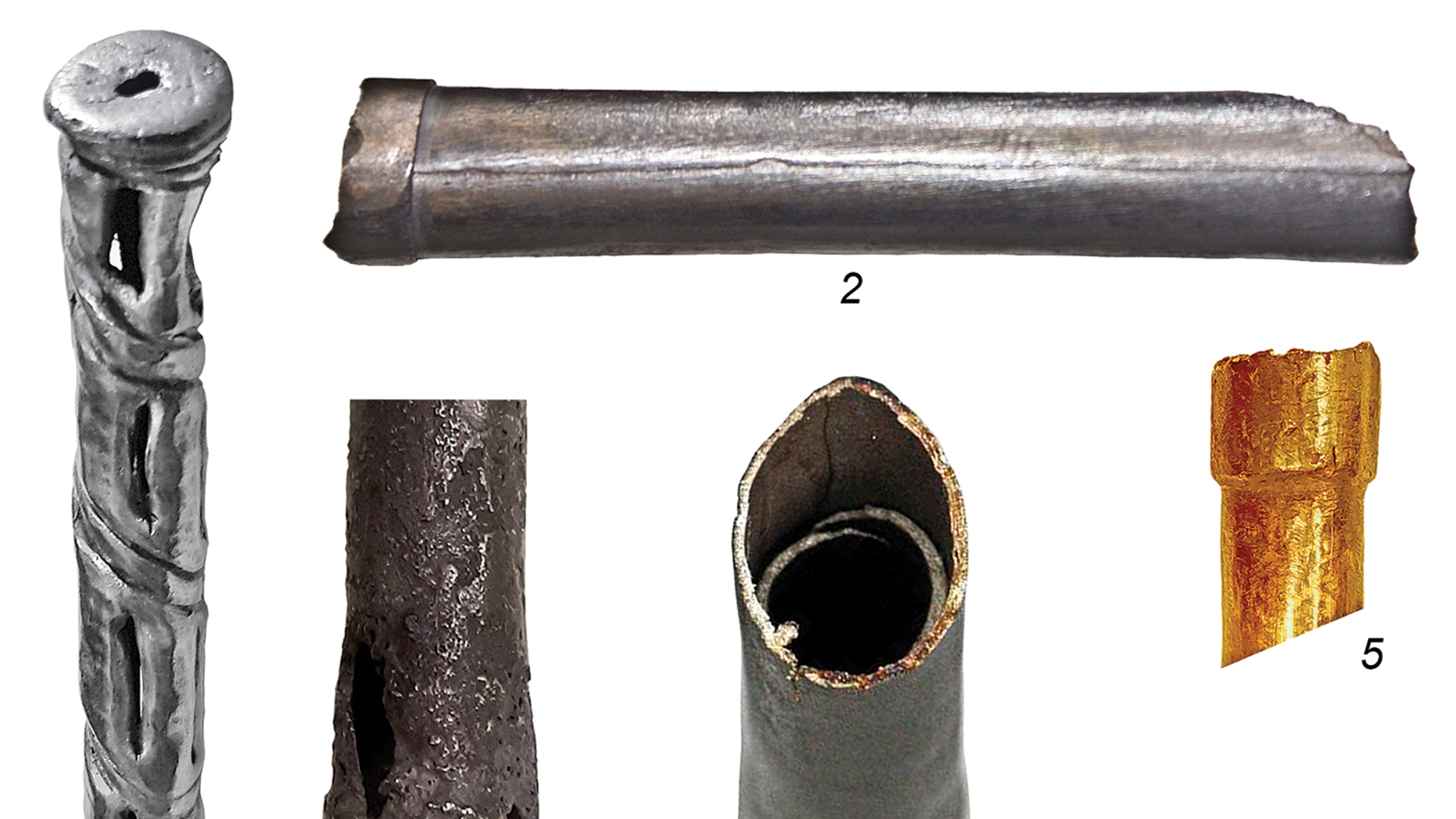 Трубки, найденные во время раскопок Майкопского кургана в Адыгее - РИА Новости, 1920, 24.01.2022