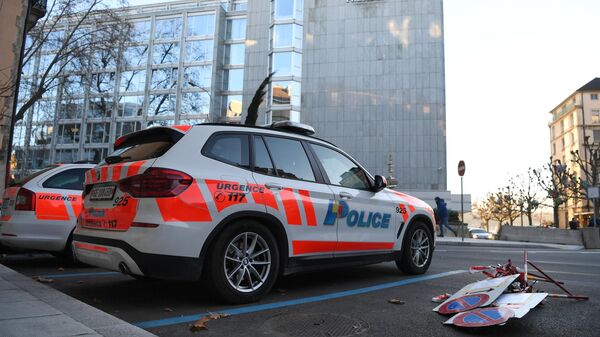 Машины полиции в Женеве