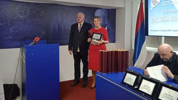 Sputnik Serbia получил награду Союза журналистов Черногории