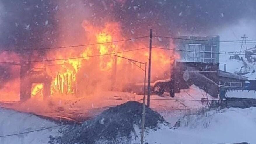 Пожар в котельной в Алеутском муниципальном округе на острове Беринга - РИА Новости, 1920, 24.01.2022