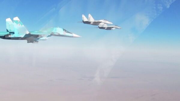 Летчики РФ и Сирии провели первое совместное патрулирование над территорией САР