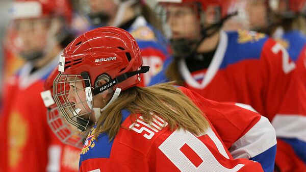 Хоккеистка сборной России Анна Шохина