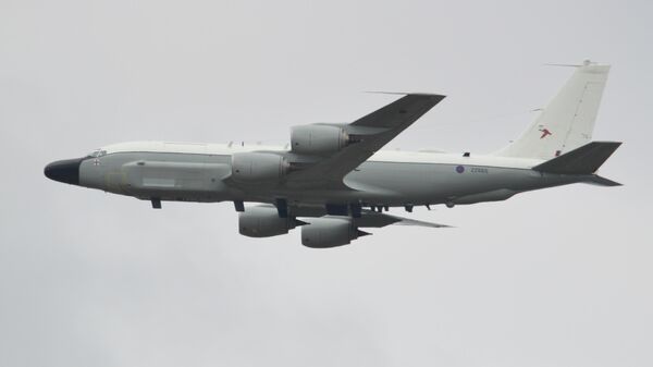 Самолет-разведчик RC-135W Rivet Joint Королевских ВВС Великобритании