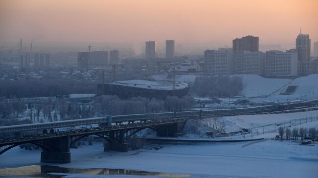 Вид на Новосибирск