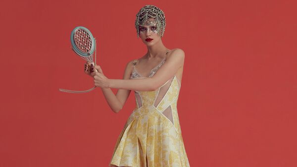Показ Ulyana Sergeenko, коллекция Haute Couture весна-лето 2022 