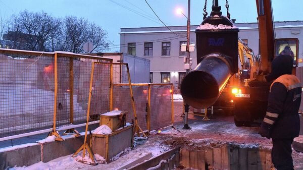Реконструкция газопровода в Москве