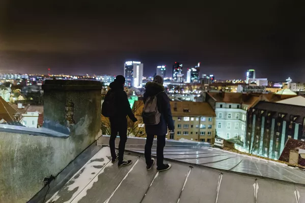 Прогулки по крышам в Таллине 