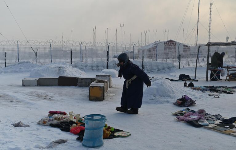 Блошиный рынок в Омске