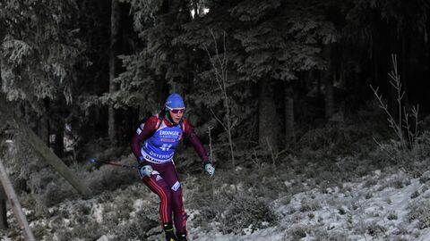 Российская биатлонистка Ольга Подчуфарова