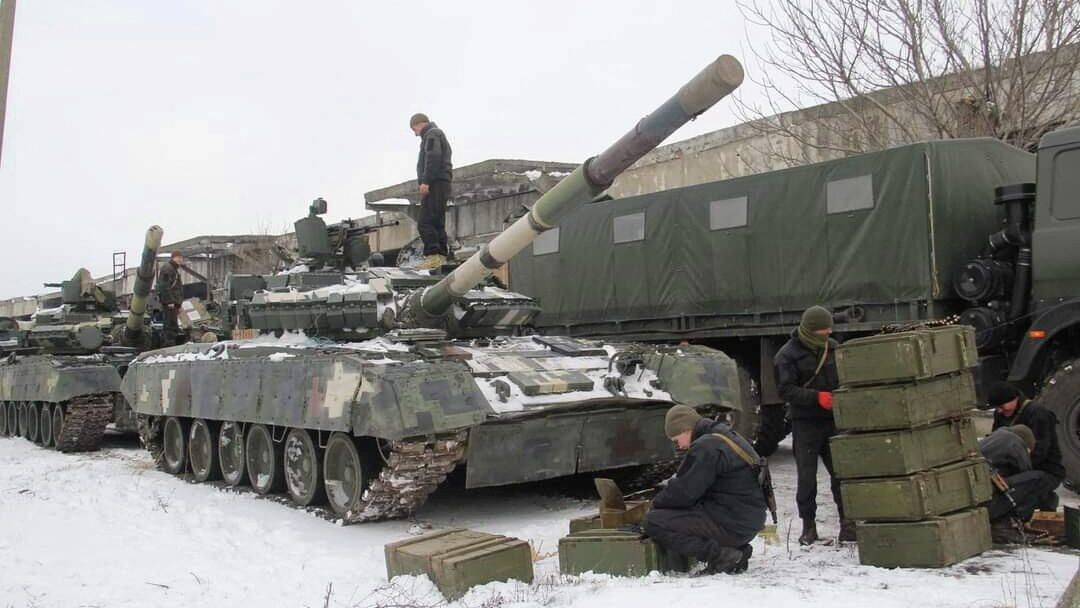 Украинские военные во время учений в Одесской области  - РИА Новости, 1920, 01.02.2022