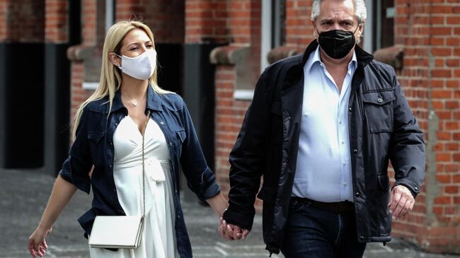 Президент Аргентины и его жена Яньес