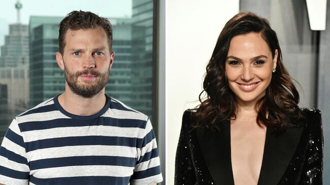 Джейми Дорнан и Галь Гадот Джейми Дорнан и Галь Гадот