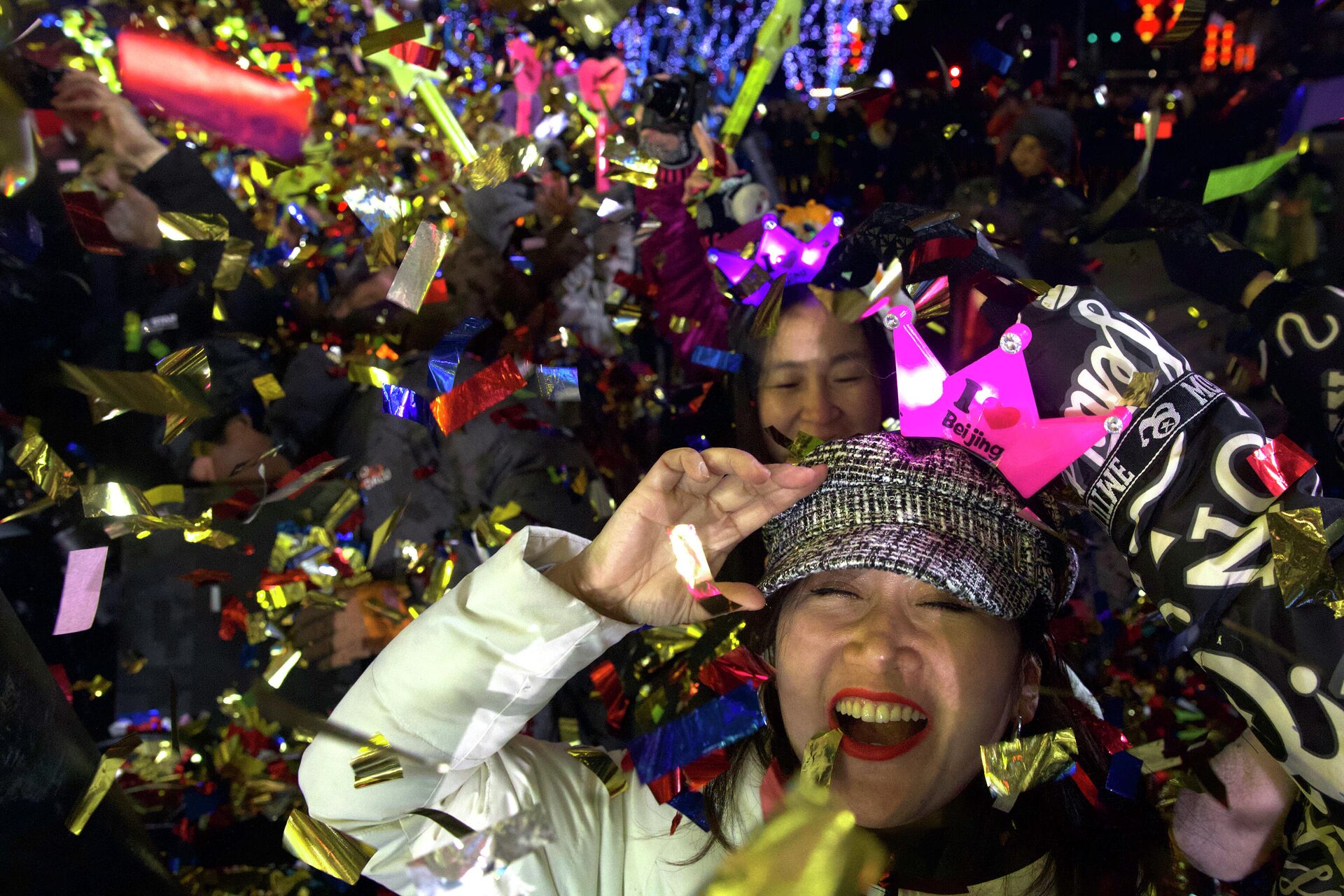 Жители Пекина празднуют Китайский Новый Год - РИА Новости, 1920, 04.02.2022