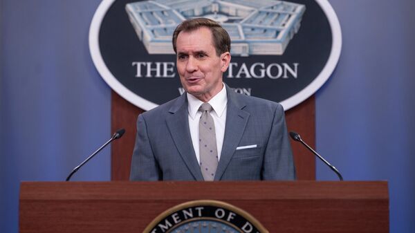 Бывший официальный представитель Пентагона, координатор совета нацбезопасности США по стратегическим коммуникациям Джон Кирби
