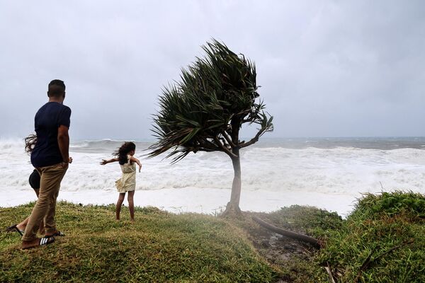 Тропический циклон Бацирай в Сен-Бенуа, Реюньон