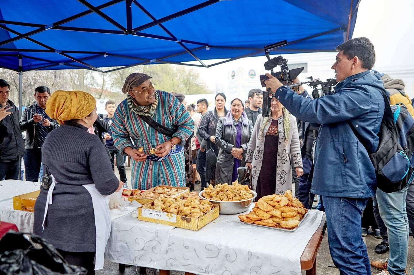На рынке в Узбекистане