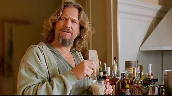 A scene from The Big Lebowski.  Cocktail Belarusian