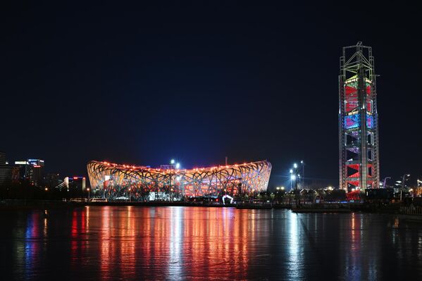 Стадион Птичье гнездо в Пекине