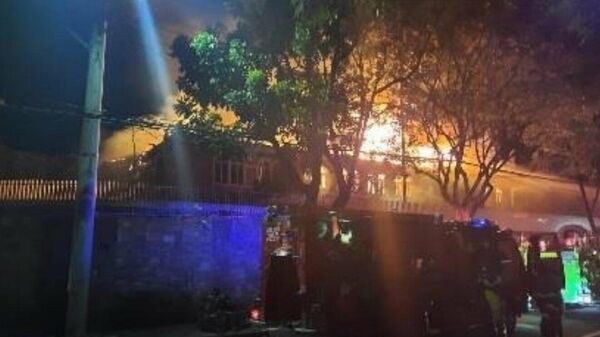 Пожар в здании посольства России в Маниле