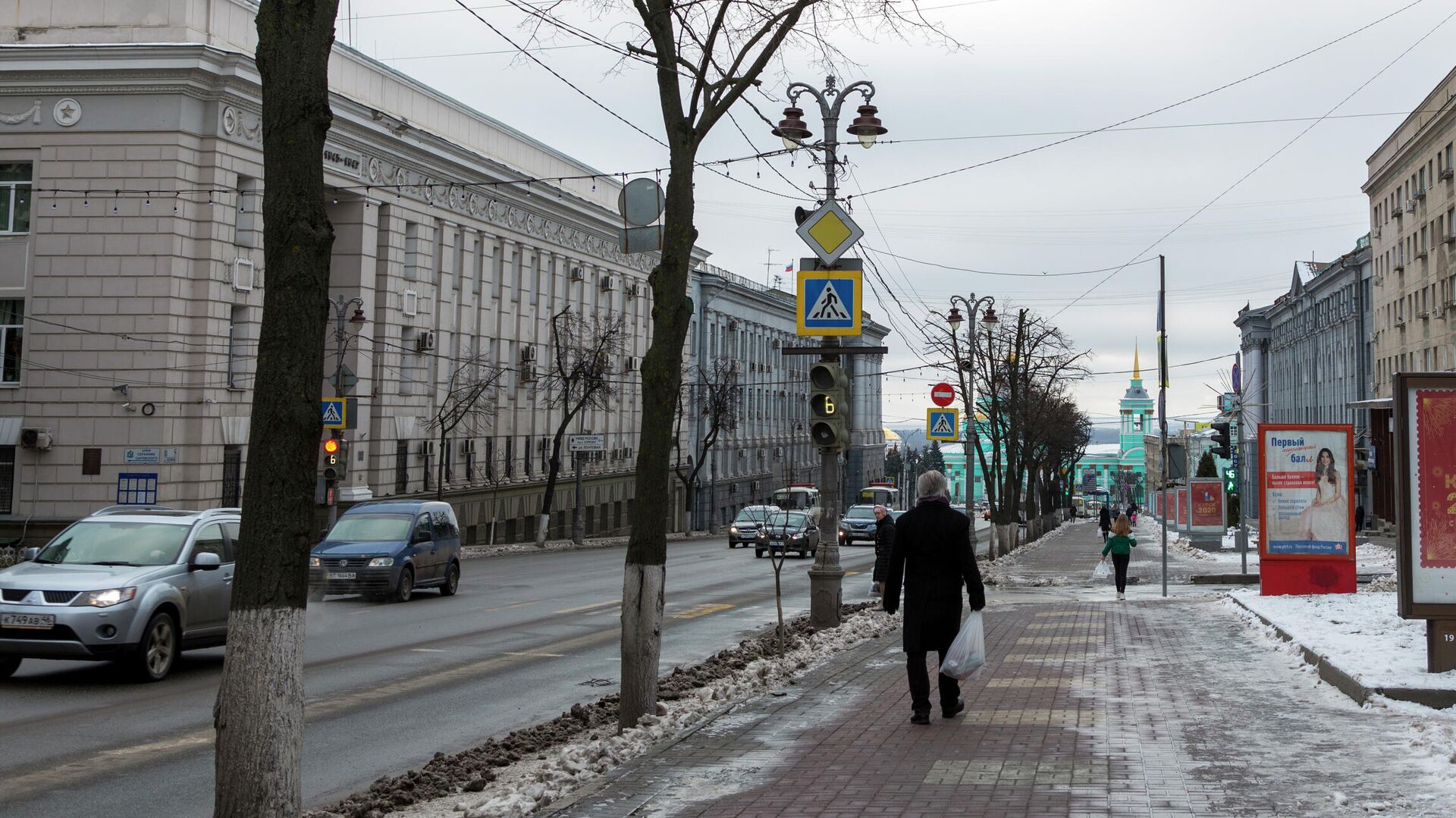 Улица Ленина в Курске - РИА Новости, 1920, 29.02.2024