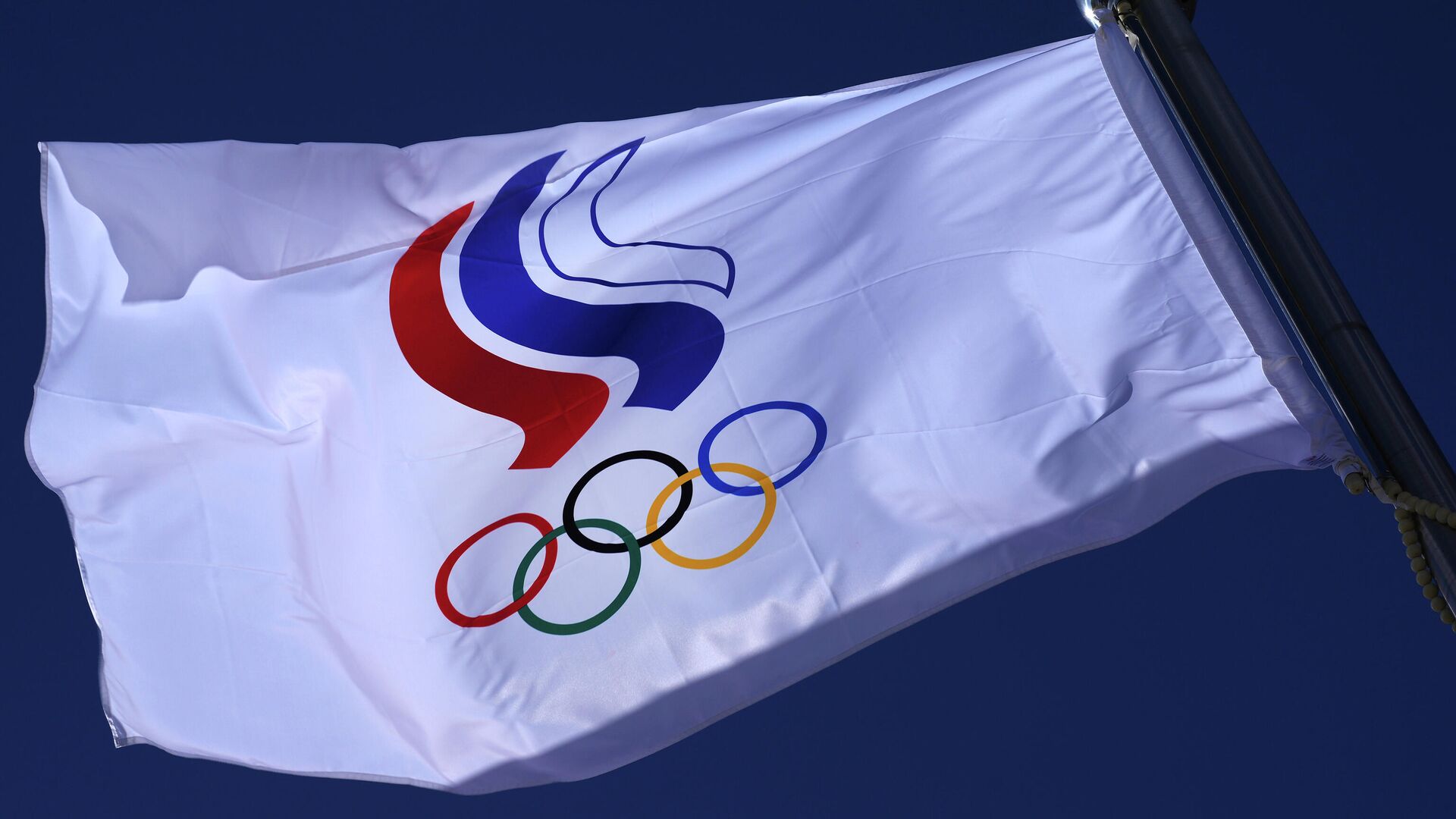 Флаг Олимпийского комитета России (ОКР) - РИА Новости, 1920, 01.10.2022