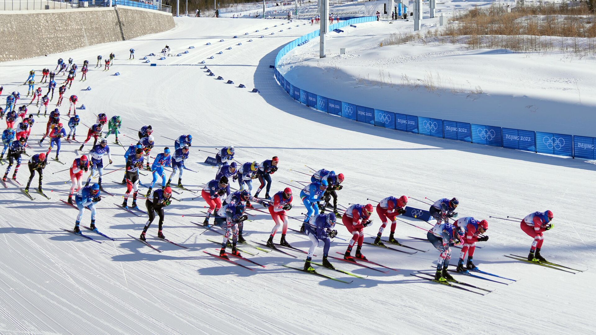 Лыжная гонка на дистанцию 2x15 км на Олимпиаде в Пекине - РИА Новости, 1920, 25.02.2022