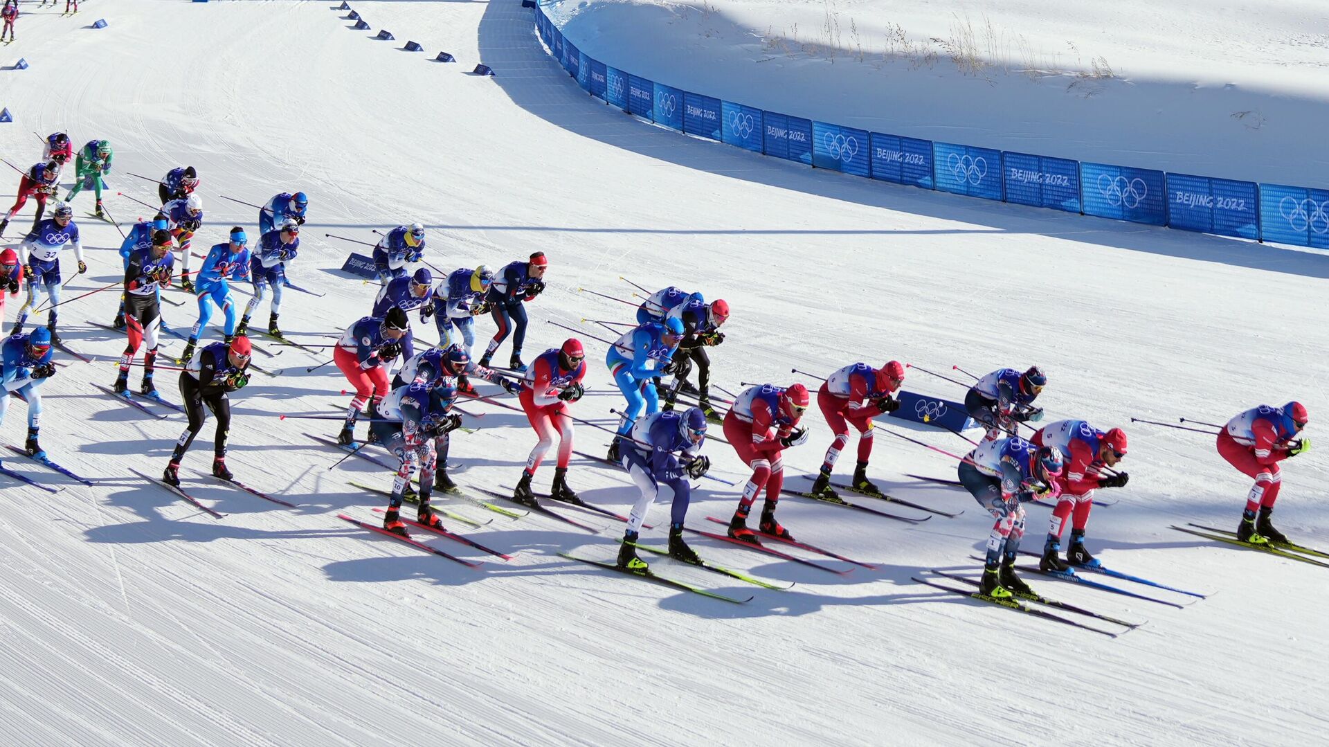 Лыжная гонка на дистанцию 2x15 км на Олимпиаде в Пекине - РИА Новости, 1920, 28.02.2022