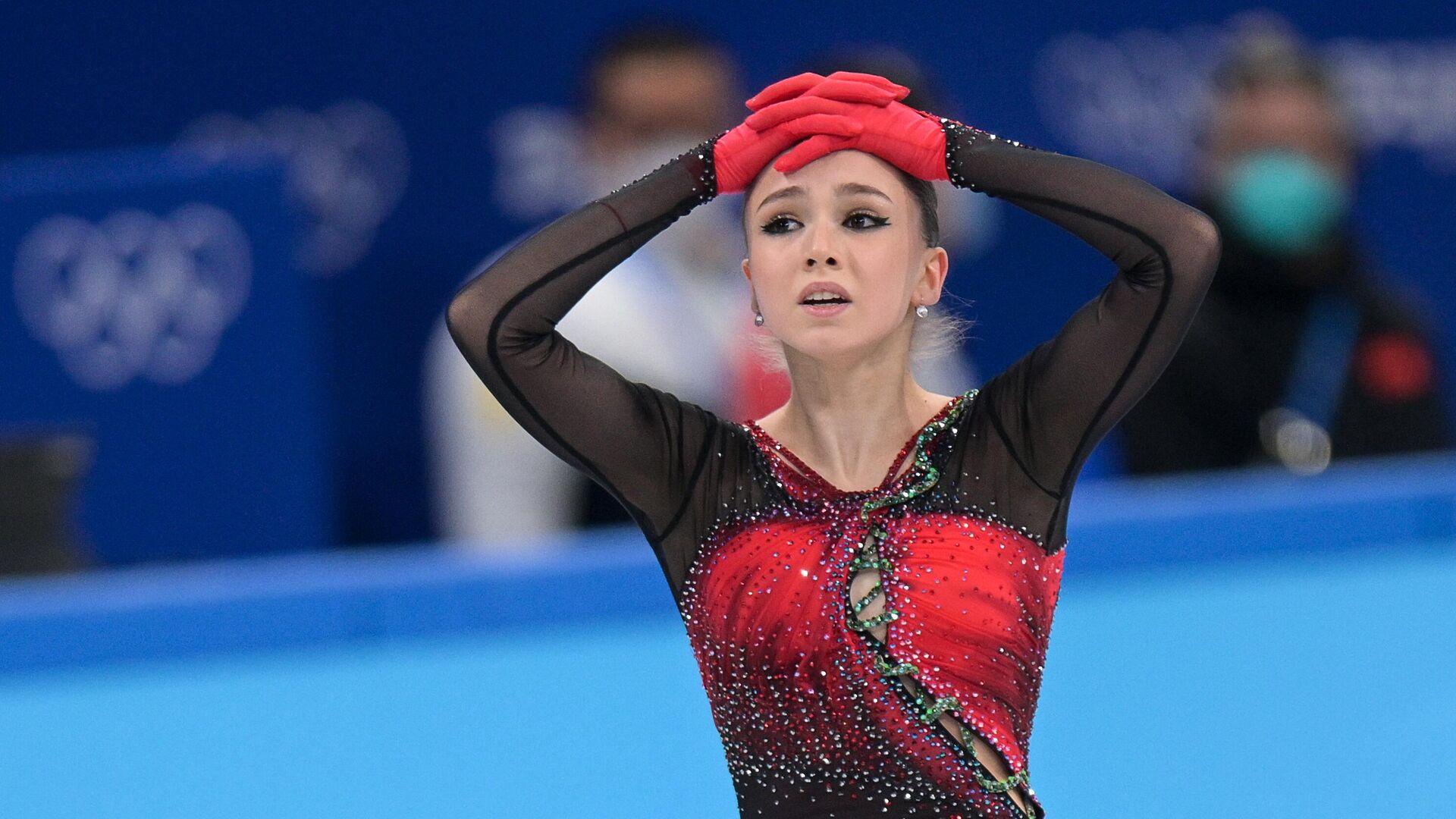 Камила Валиева выступает с произвольной программой на XXIV зимних Олимпийских играх в Пекине - РИА Новости, 1920, 09.02.2022