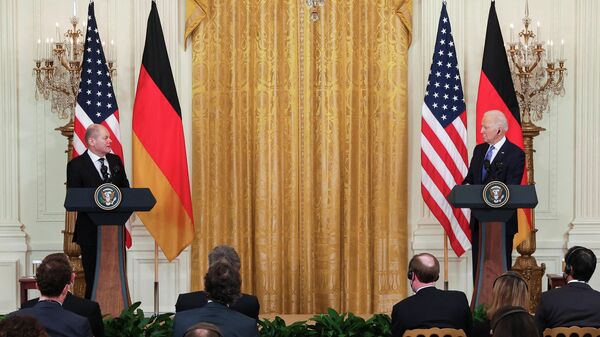 Президент США Джо Байден и канцлер Германии Олаф Шольц