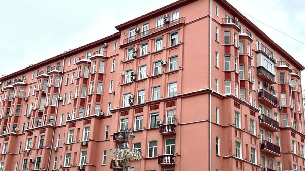Конструктивистский дом в Тверском районе Москвы