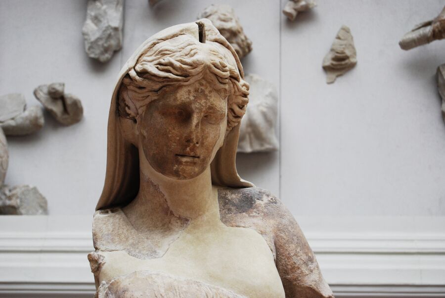 Греческий бюст в берлинском Пергамском музее