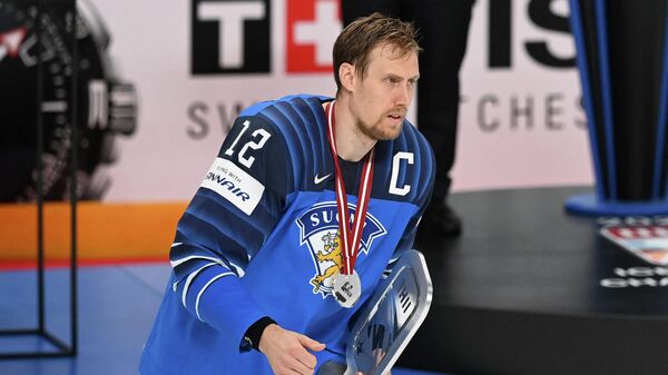 Нападающий сборной Финляндии по хоккею Марко Анттила