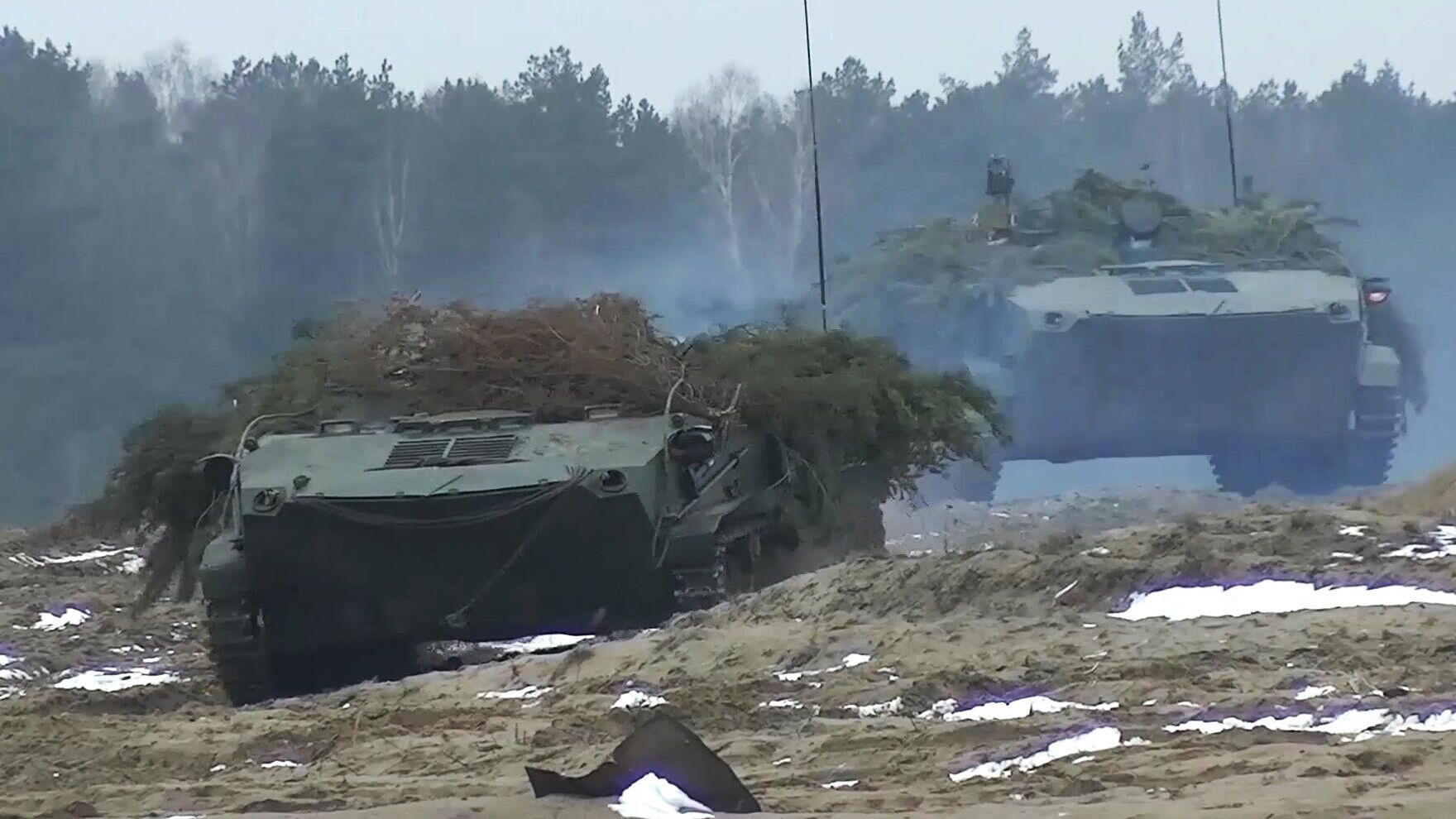 Боевые машины десанта во время совместных российско-белорусских учений Союзная решимость - РИА Новости, 1920, 14.02.2022