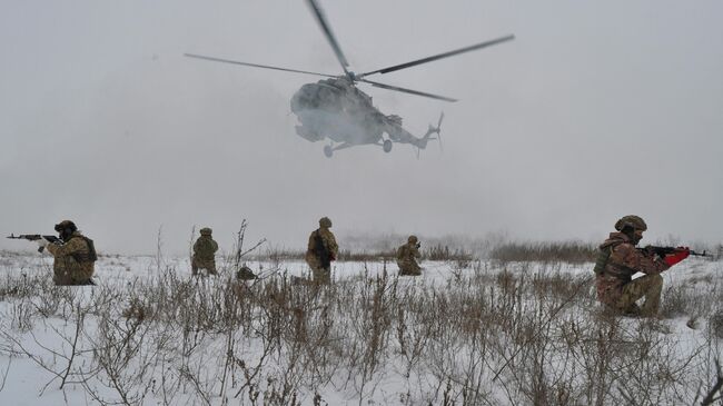 Украинские военные 