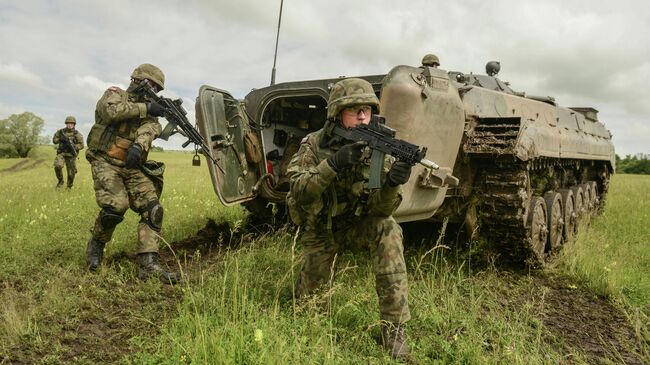 Совместные учения войск НАТО в Румынии