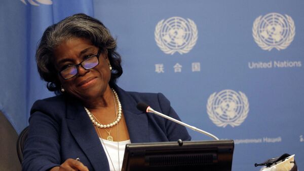Представитель США при ООН Линда Томас-Гринфилд 