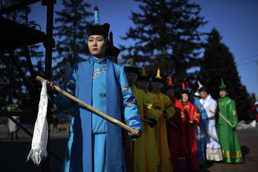 Празднование Шагаа в Кызыле