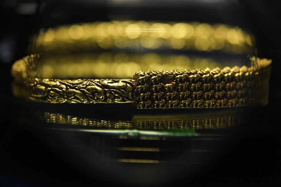 Скифское золото в экспозиции Национального музея имени Алдан-Маадыр