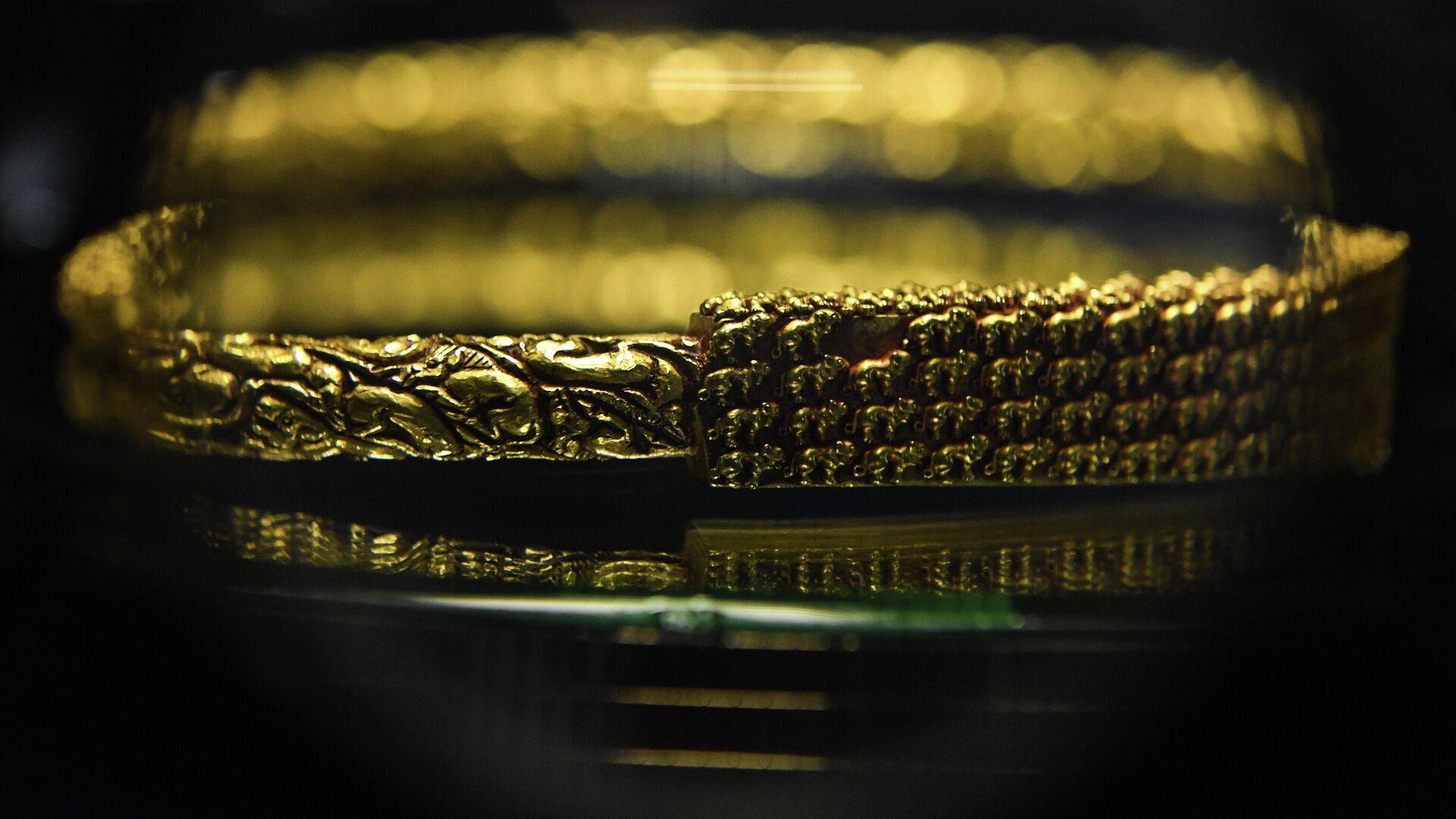 Скифское золото в экспозиции Национального музея имени Алдан-Маадыр - РИА Новости, 1920, 13.03.2022
