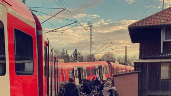 Столкновение двух поездов в Мюнхене