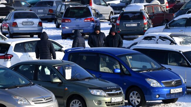 Автомобили, выставленные на продажу на авторынке