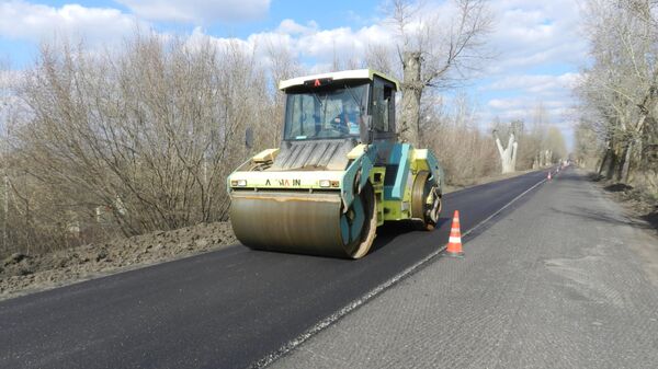 Ремонт дороги в Тамбовской области в рамках национального проекта Безопасные и качественные автомобильные дороги