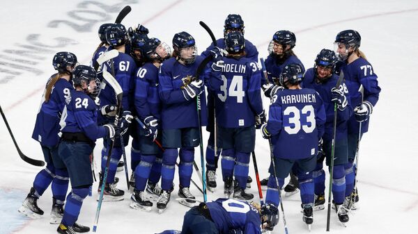 Хоккеистки сборной Финляндии