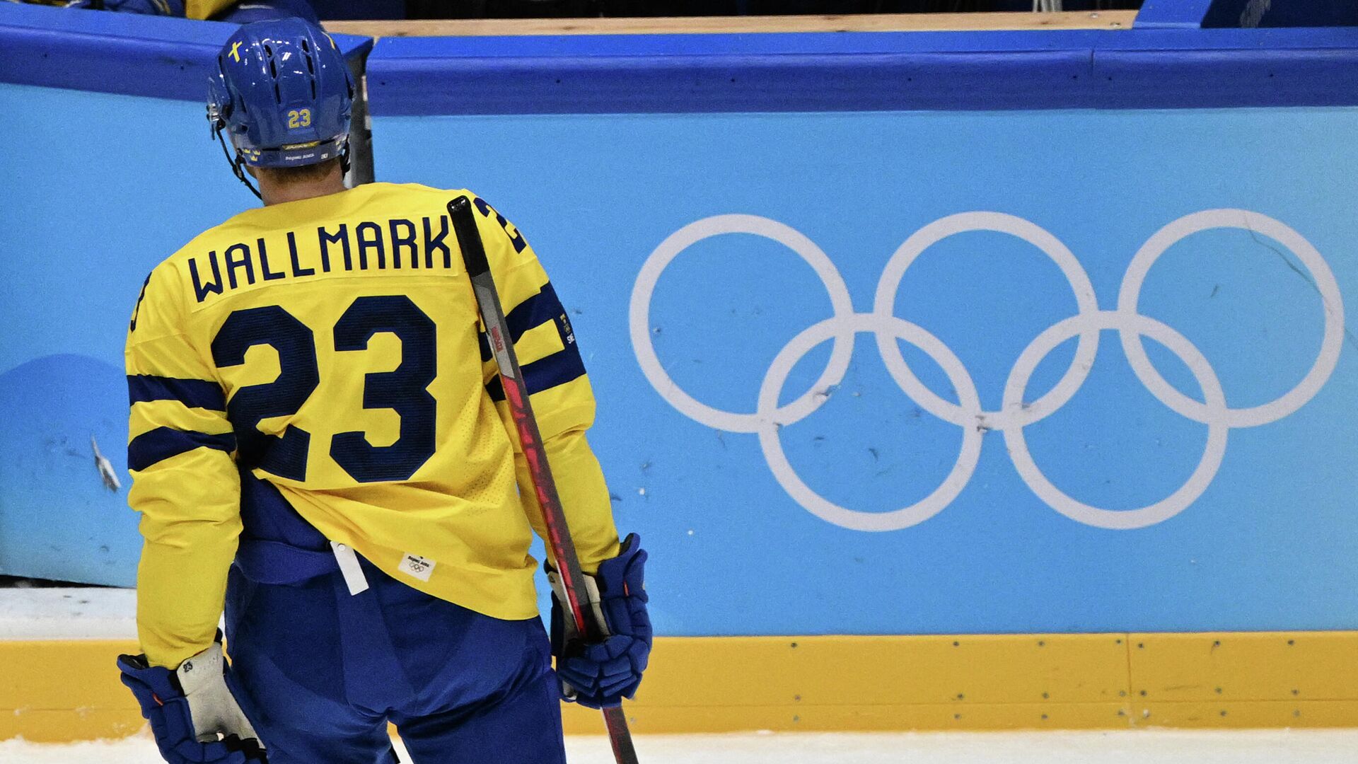 Хоккеист олимпийской сборной Швеции Лукас Валльмарк - РИА Новости, 1920, 16.02.2022