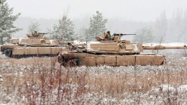 Американские танки M1A2 Abrams