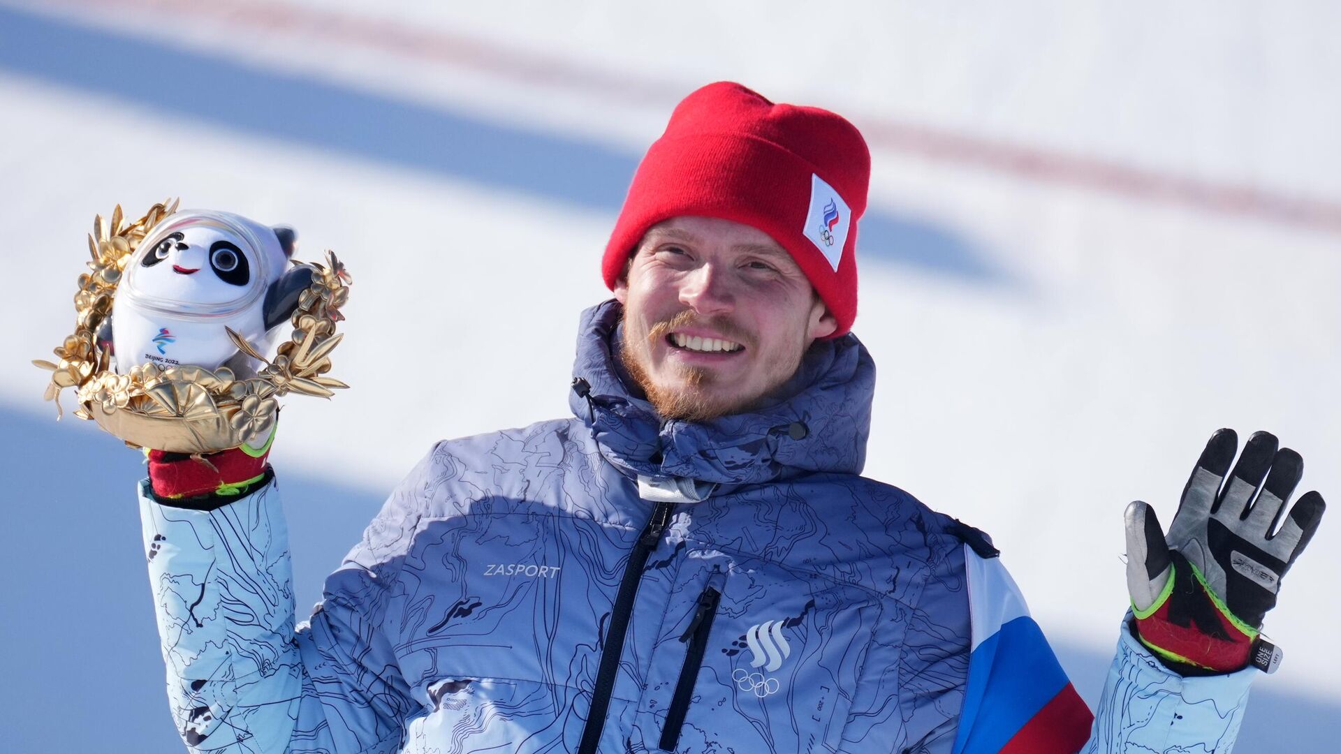  Сергей Ридзик, завоевавший бронзовую медаль соревнований по фристайлу в дисциплине ски-кросс среди мужчин на XXIV зимних Олимпийских играх в Пекине - РИА Новости, 1920, 18.02.2022